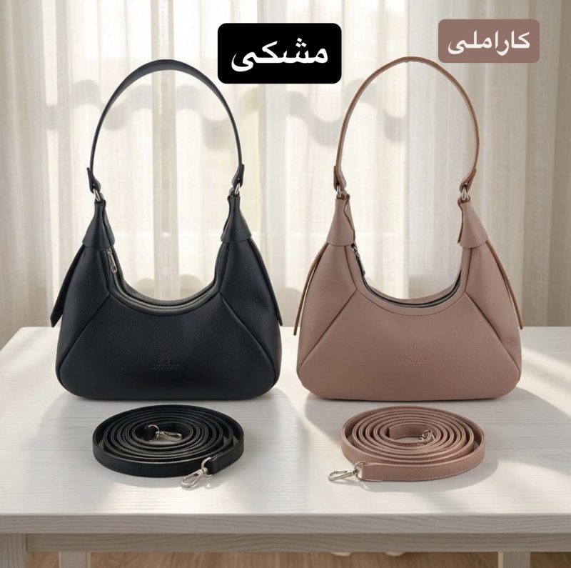 کیف دستی و دوشی مدل قایقی رنگبندی