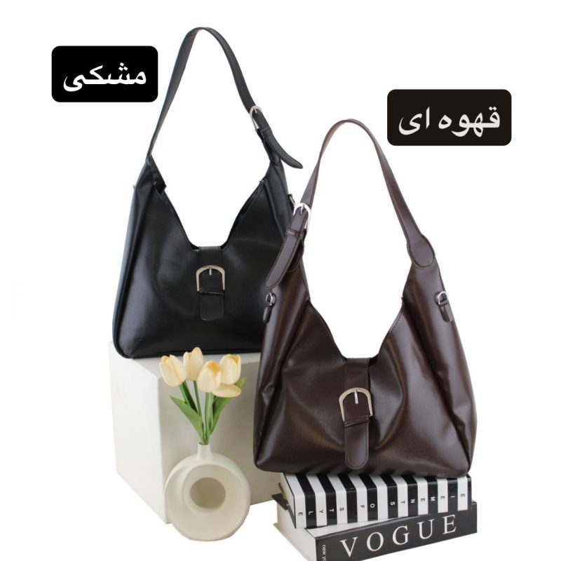 کیف زنانه دوشی بزرگ رنگبندی