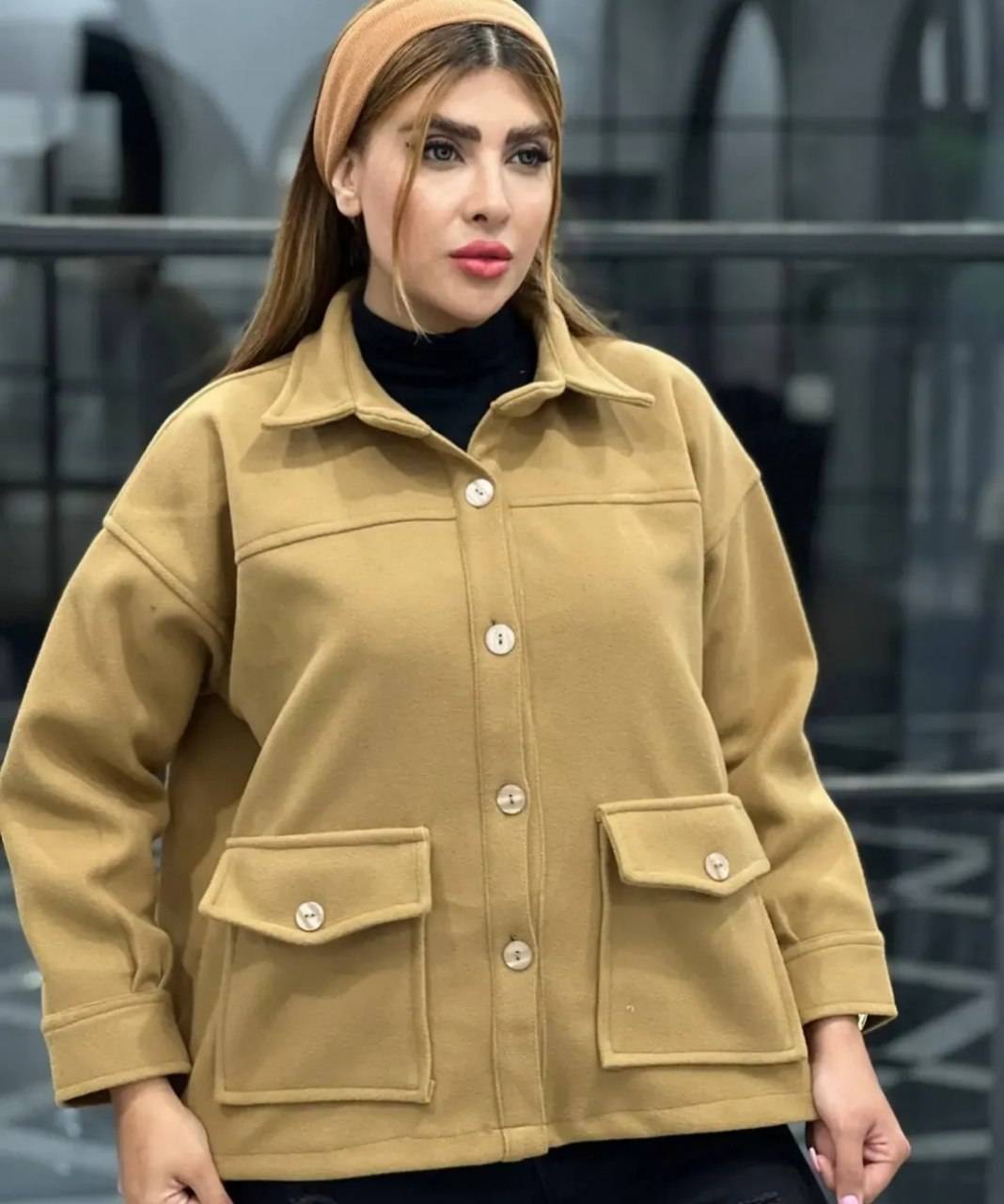 کراپ کتی رنگ نسکافه ای