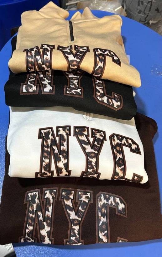 دورس نیم زیپ NYC پلنگی رنگبندی
