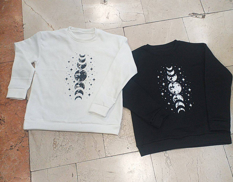 بلوز دورس طرح ما ترند رنگ سفید و مشکی
